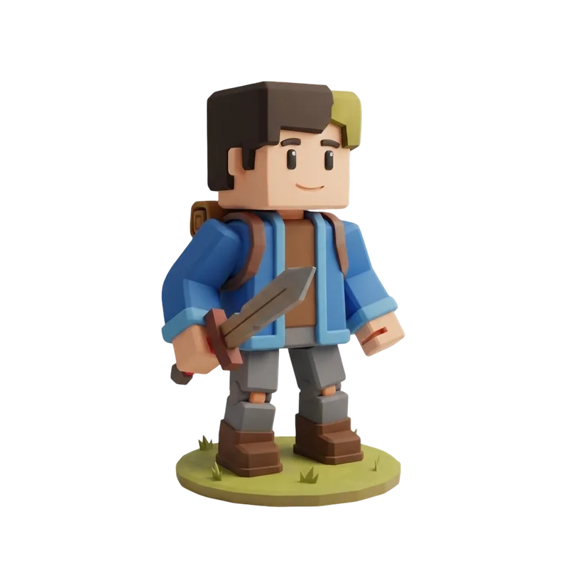 Blocky adventurer