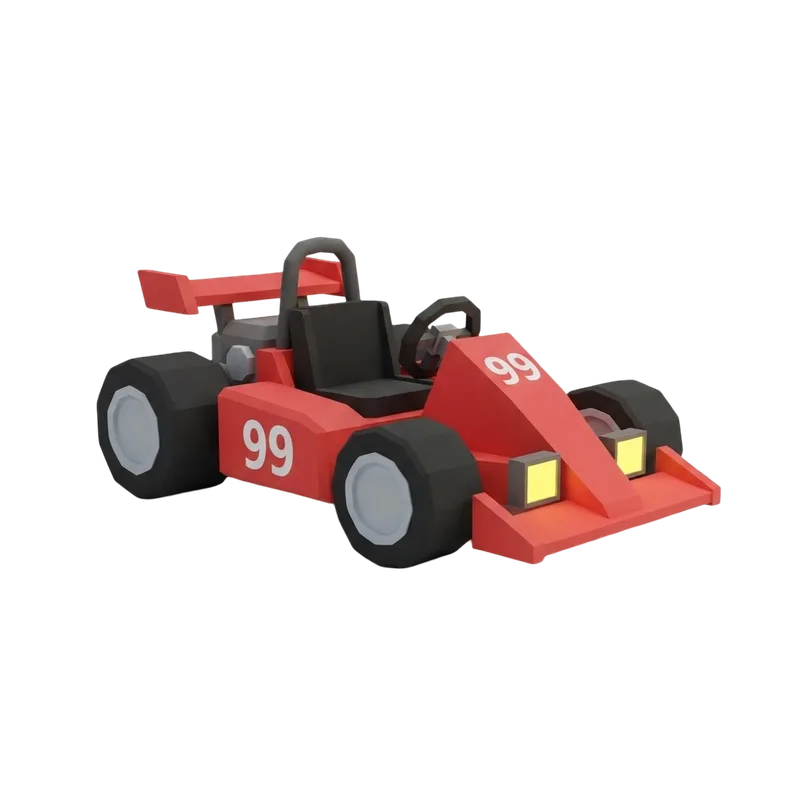 Red go-kart